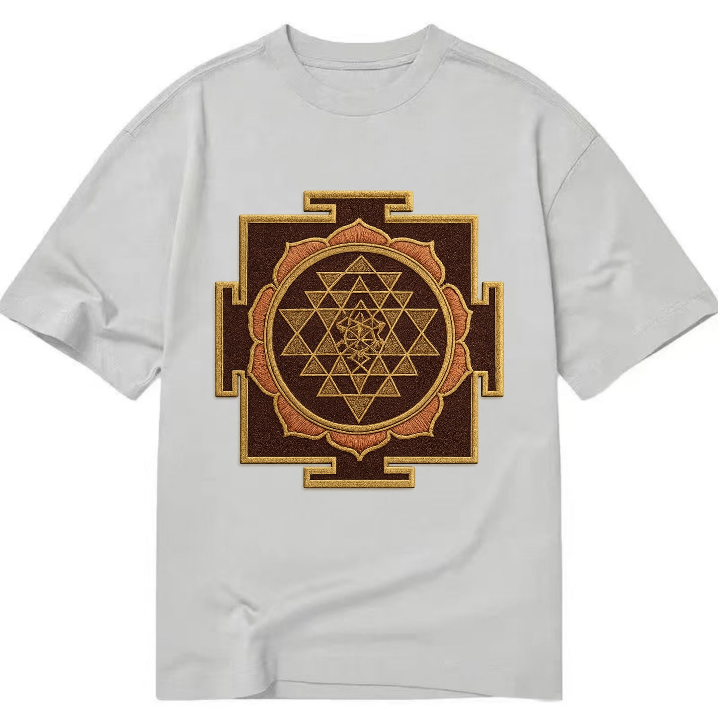Sri Yantra  - Classic T-shirt - Grey