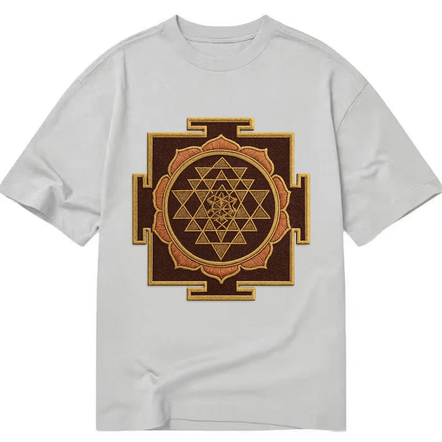 Sri Yantra  - Classic T-shirt - Grey