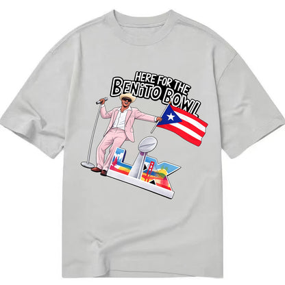 Here For The Bento Bowl - Classic T-shirt - Grey