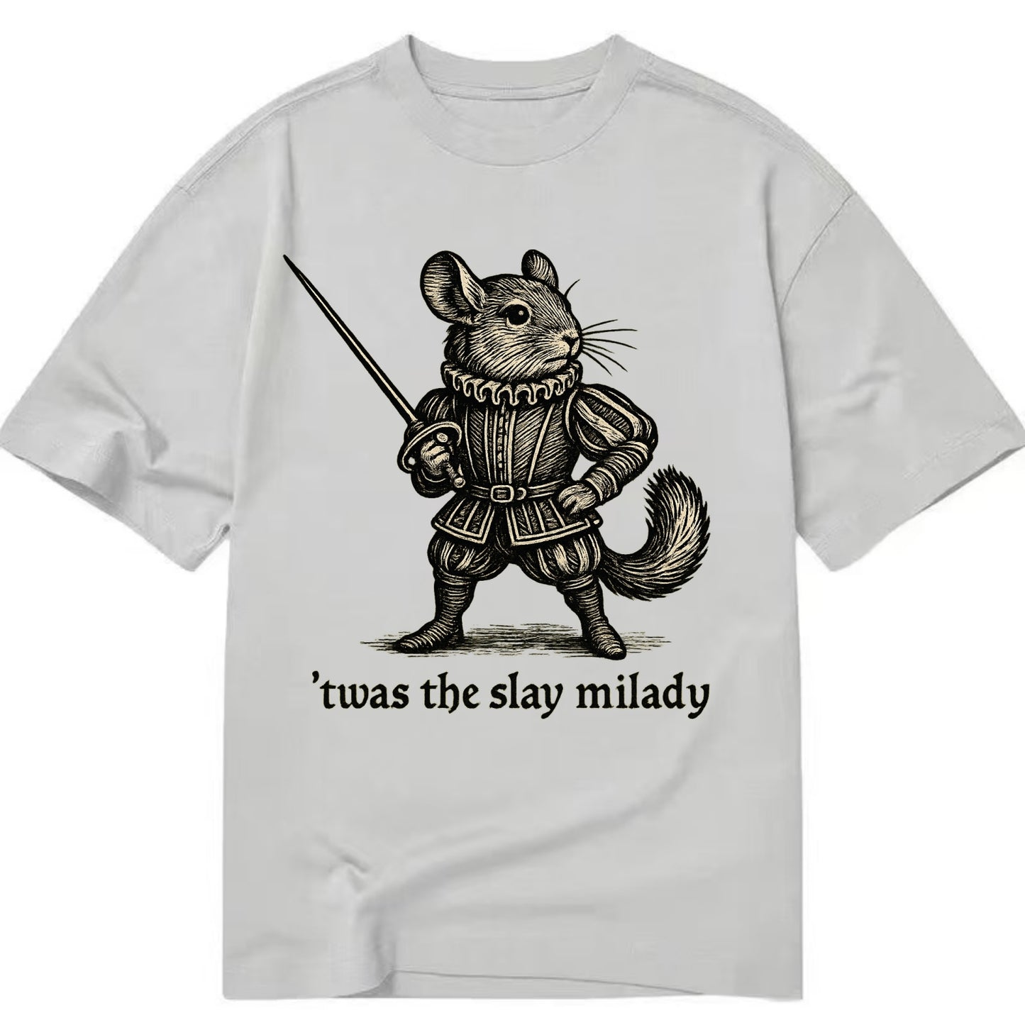 Chinchilla Noble  - Classic T-shirt - Grey