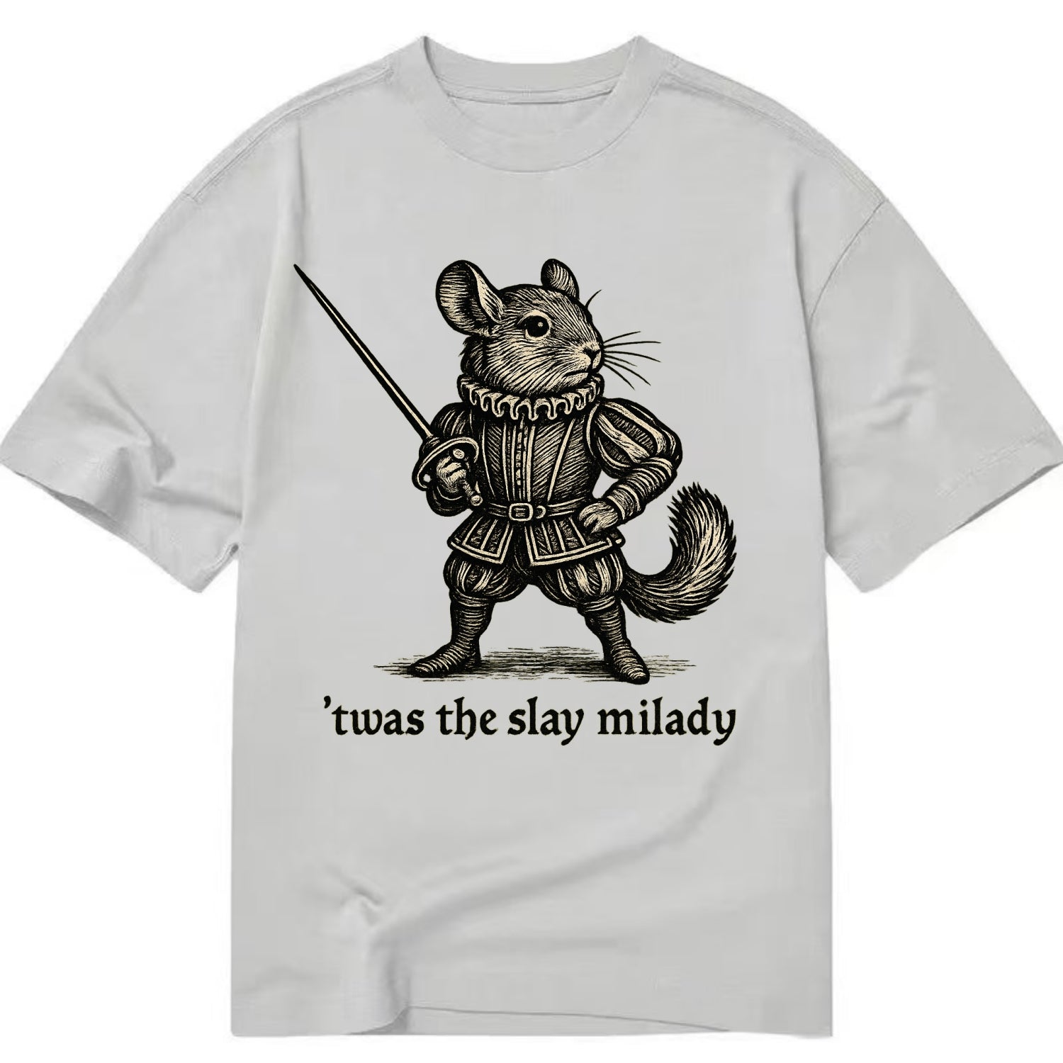 Chinchilla Noble  - Classic T-shirt - Grey