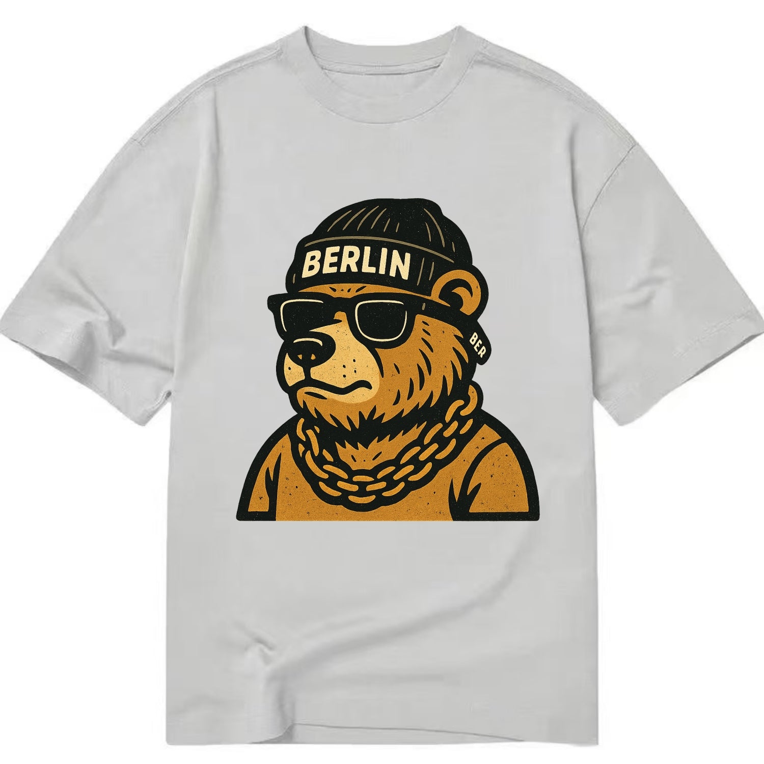 Berlin Bear - Classic T-shirt - Grey