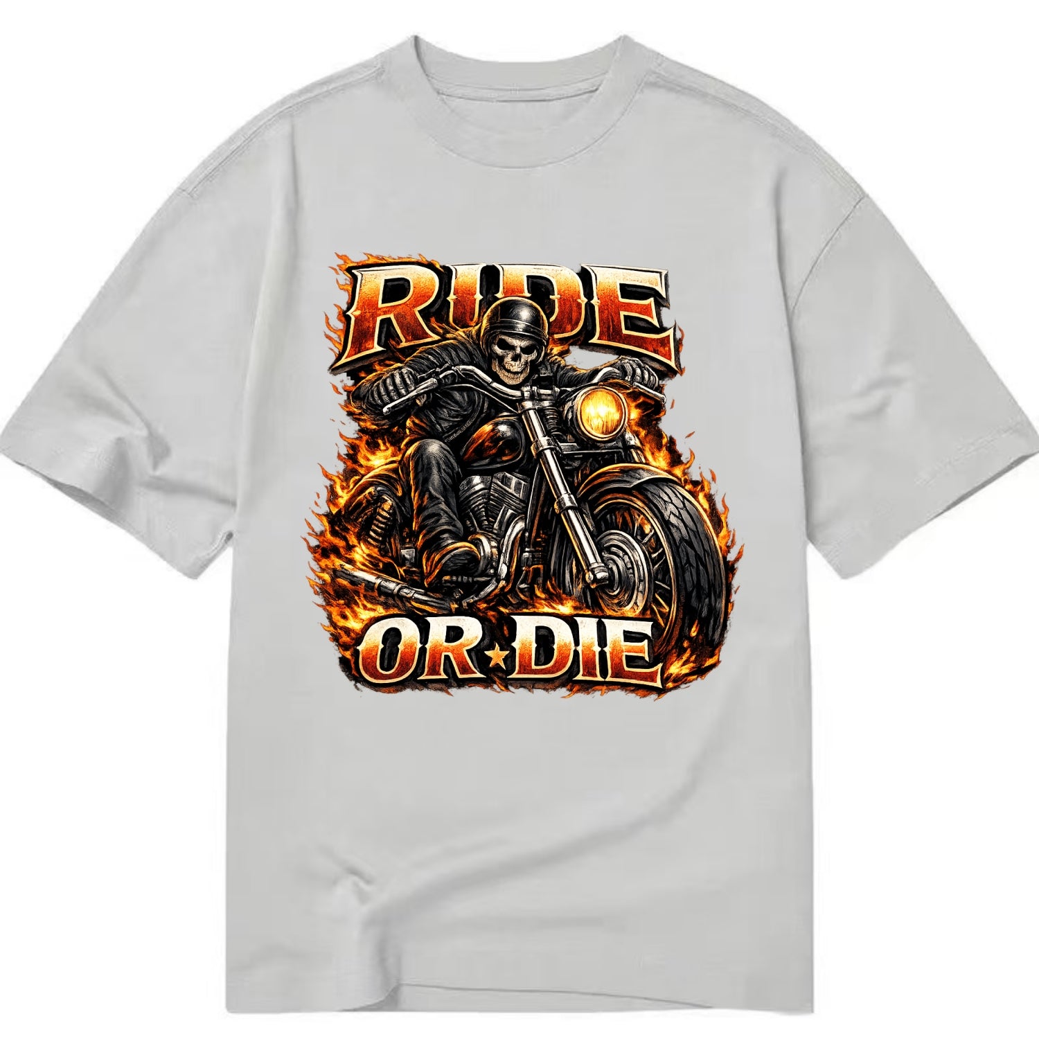 Ride Or Die - Classic T-shirt - Grey