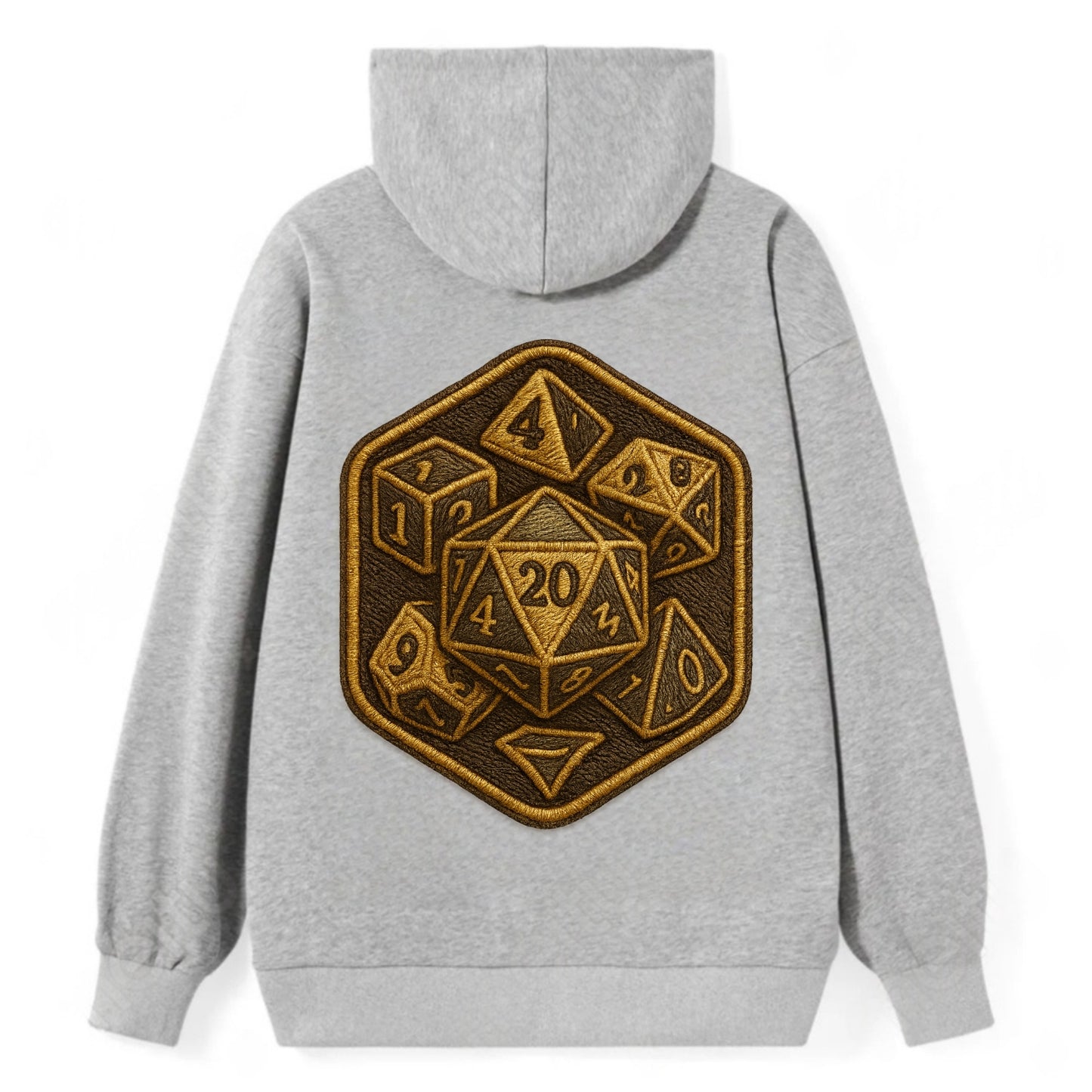 Dice set for tabletop gaming - RPG enthusiast - Classic Pullover Hoodie - Grey