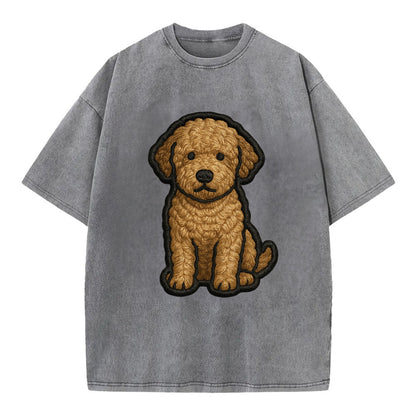 Lagotto Romagnolo - Modern truffle hunte - Vintage T-shirt - Grey
