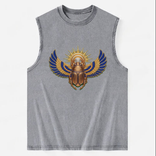 Winged Scarab - Vintage Washed Tank