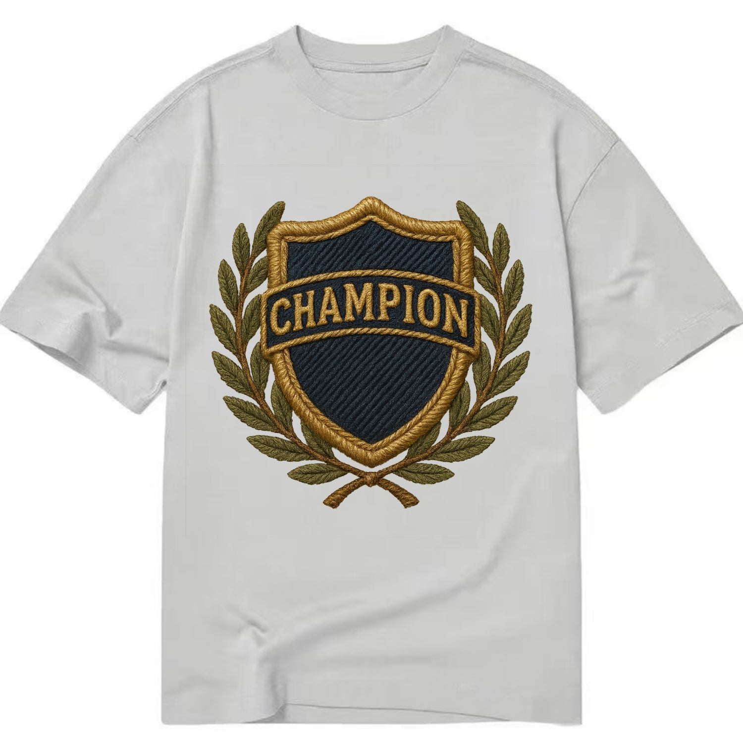 Champion Shield  - Classic T-shirt - Grey
