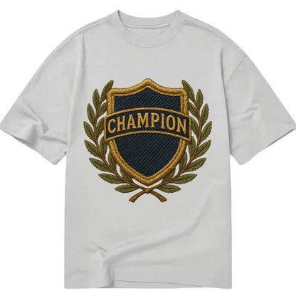 Champion Shield  - Classic T-shirt - Grey