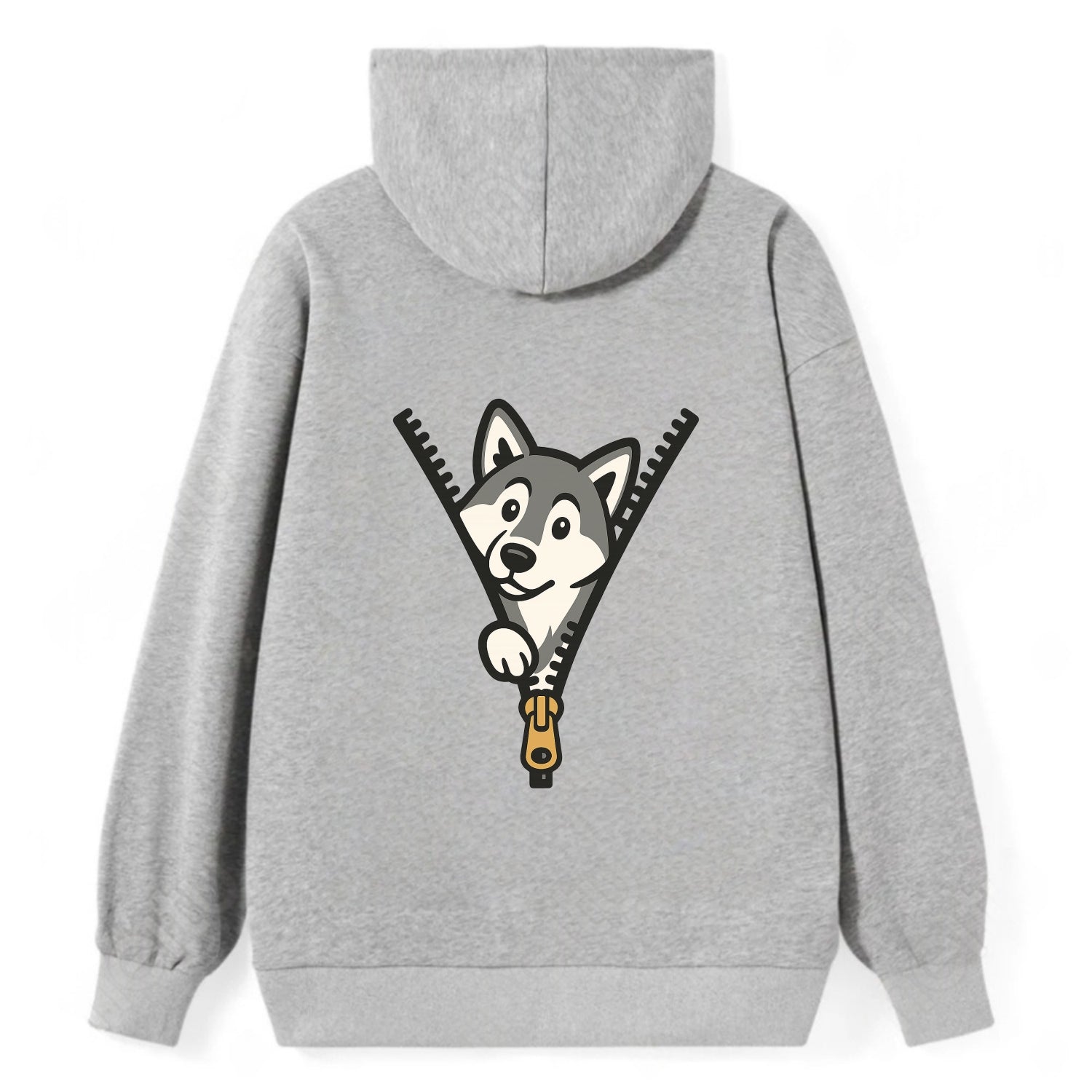 Alaskan Malamute - Classic Pullover Hoodie - Grey