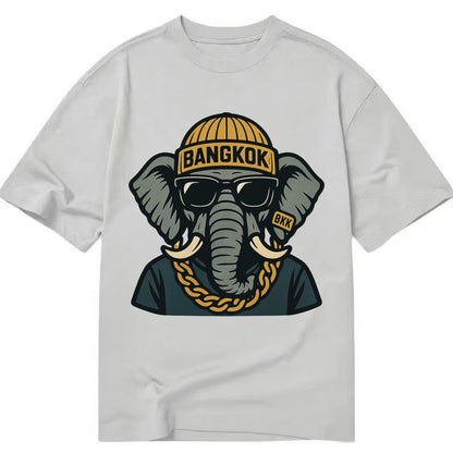 Bangkok Elephant - Classic T-shirt - Grey