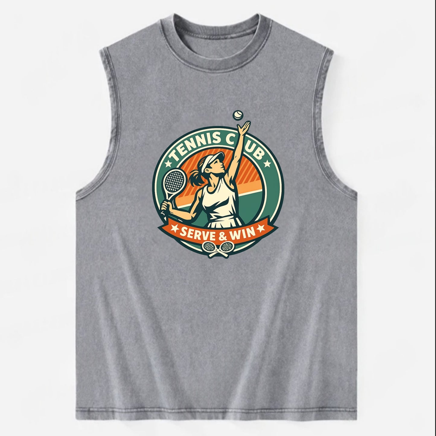 Ace in Motion - Vintage Washed Tank - Grey
