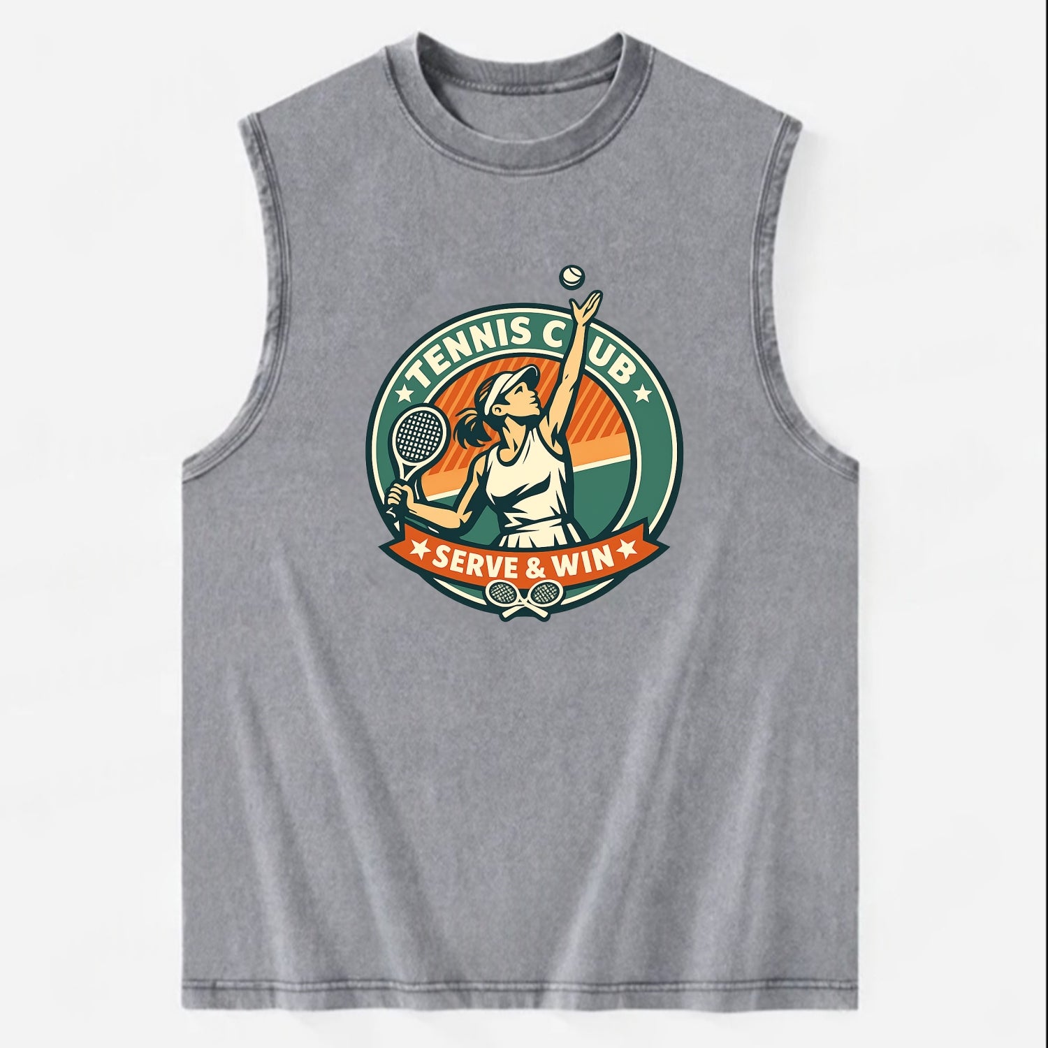 Ace in Motion - Vintage Washed Tank - Grey