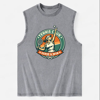 Ace in Motion - Vintage Washed Tank - Grey