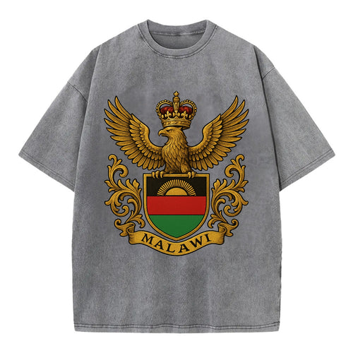 Malawi Royal Logo  - Vintage T-shirt