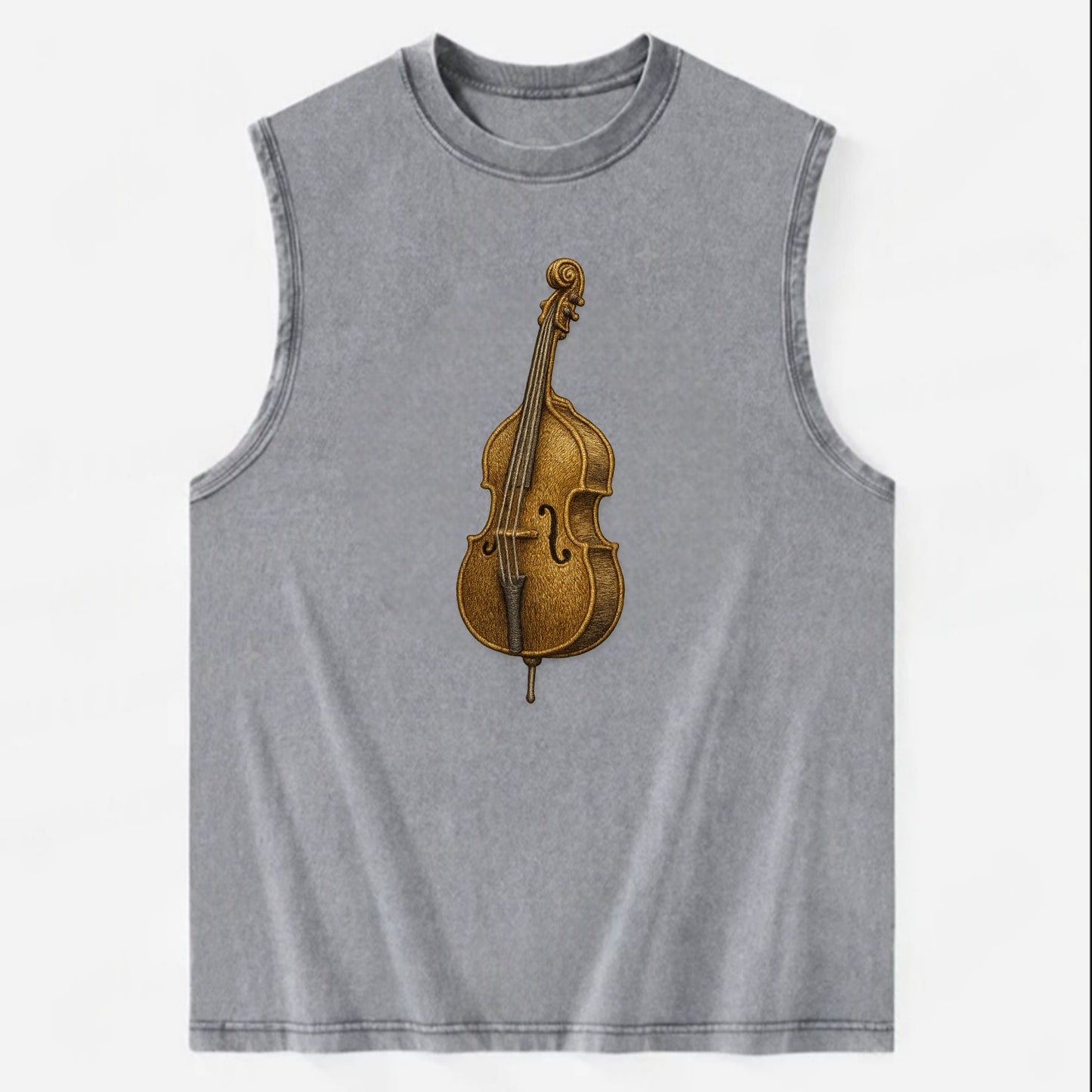 Acoustic Bass  - Vintage Washed Tank - Grey