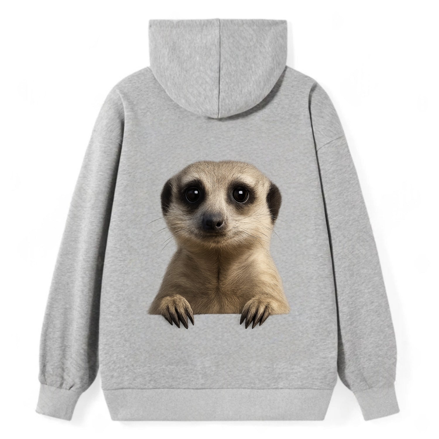 Meerkat  - Classic Pullover Hoodie - Grey