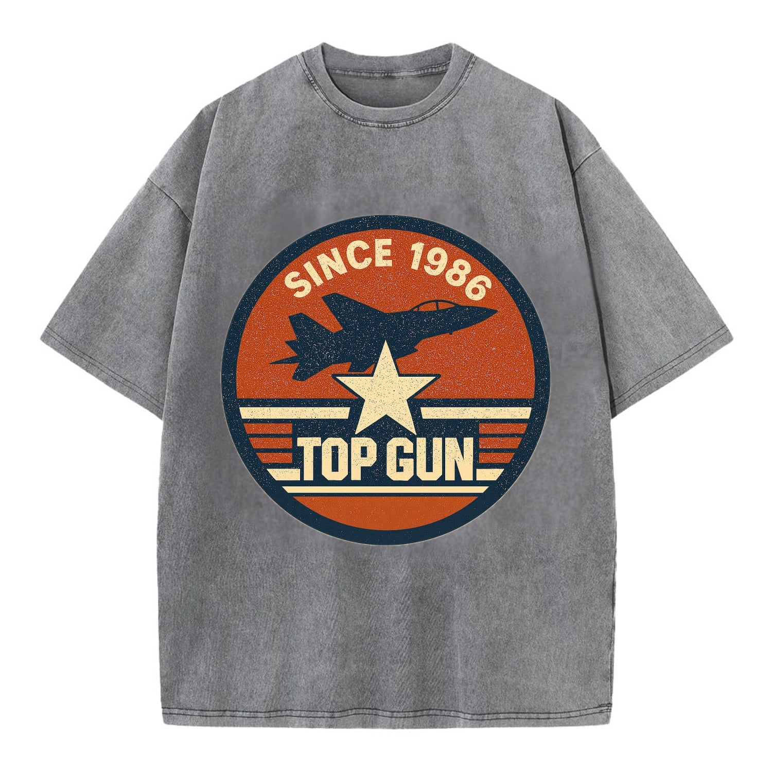 Top Gun Since 1986 - Vintage T-shirt - Grey