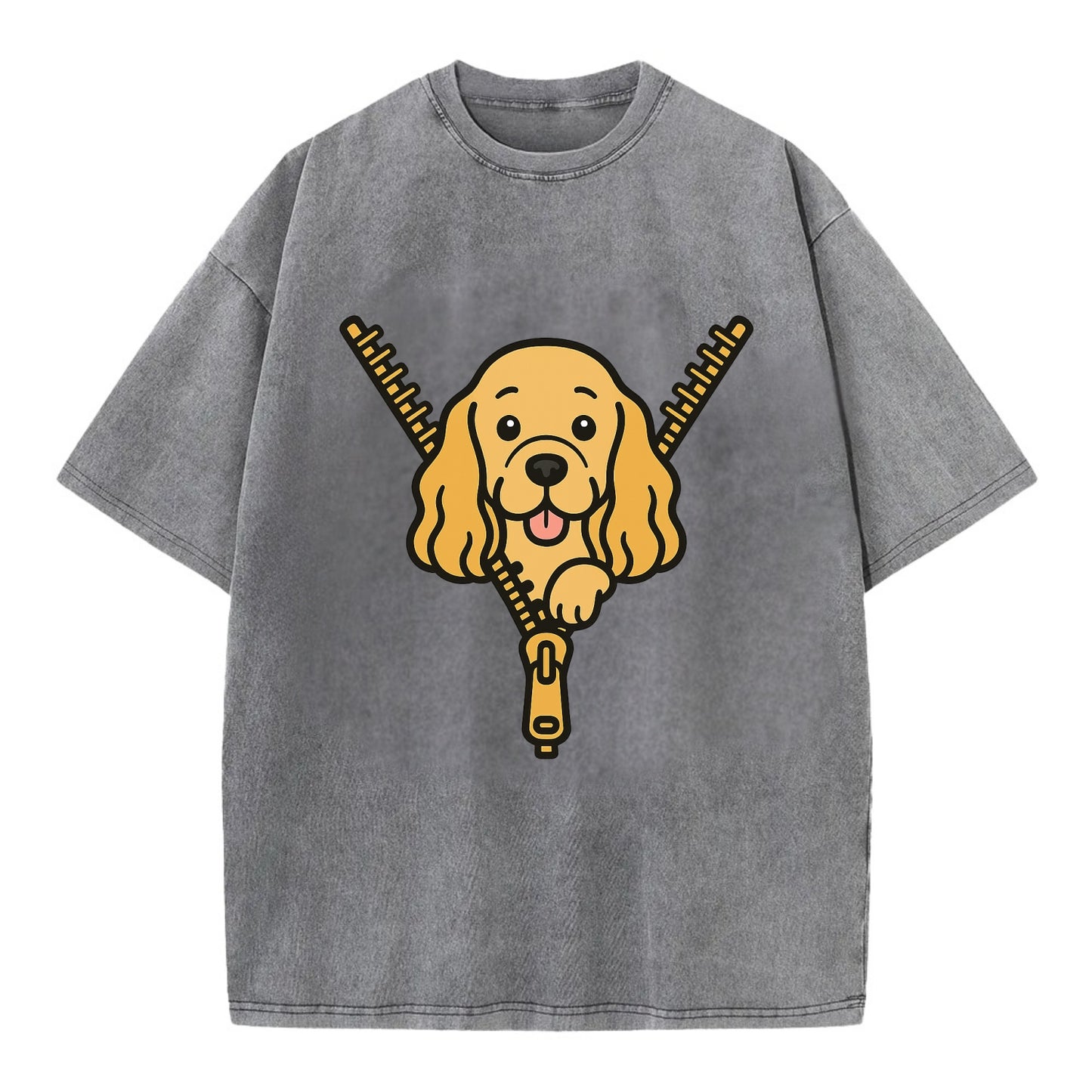 Cocker Spaniel - Vintage T-shirt - Grey