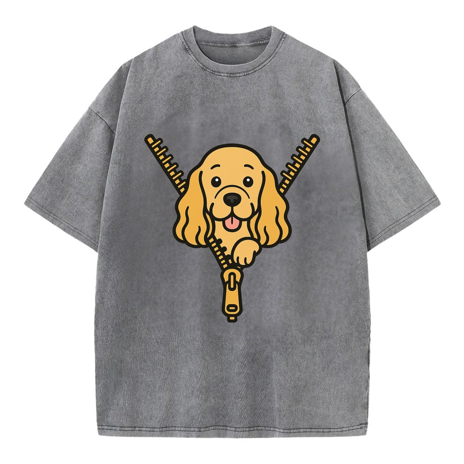 Cocker Spaniel - Vintage T-shirt - Grey