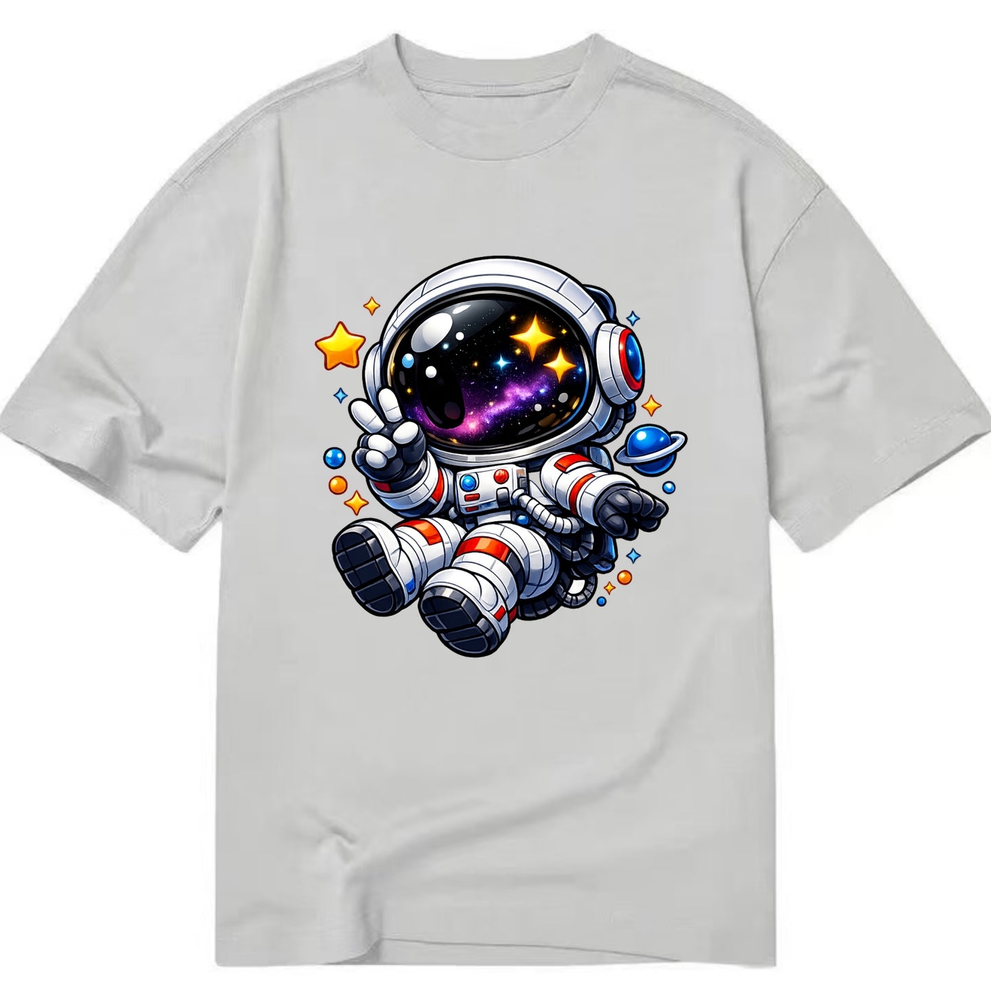 Space Explorer - Classic T-shirt - Grey