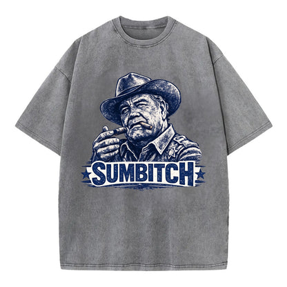 Sumbitch - Vintage T-shirt - Grey