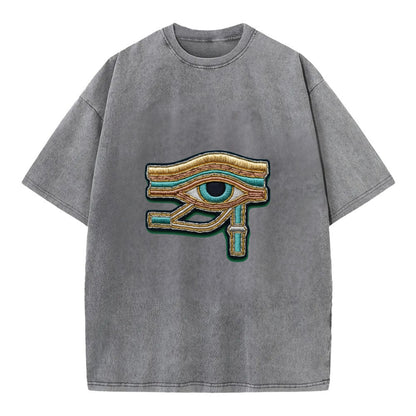Eye of Horus - Vintage T-shirt - Grey