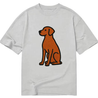 Vizsla - Rust colored sitting pose - Cla Classic T-shirt - Grey