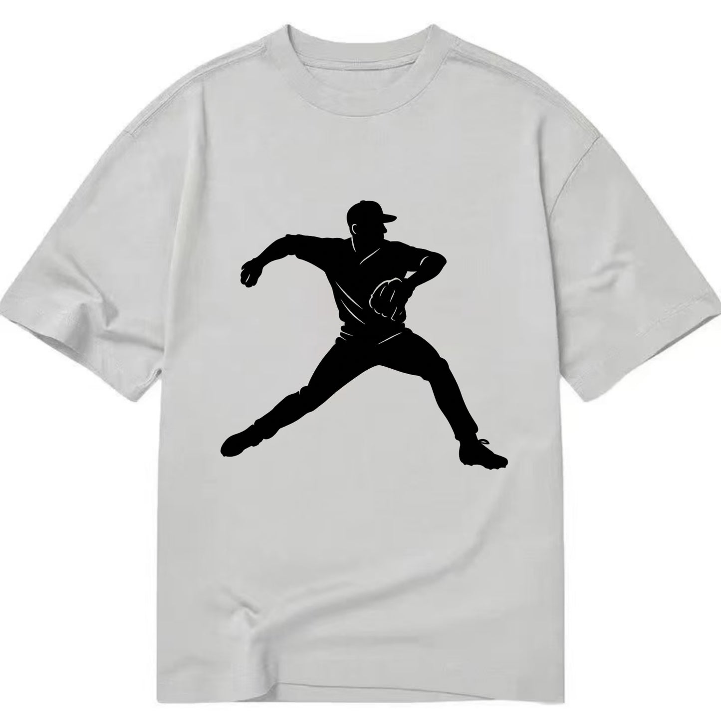Baseball pitcher wind-up motion - Classic T-shirt - Grey