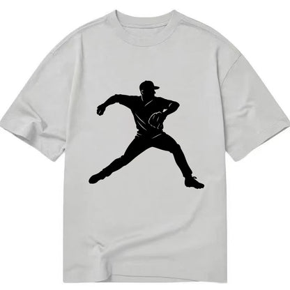 Baseball pitcher wind-up motion - Classic T-shirt - Grey