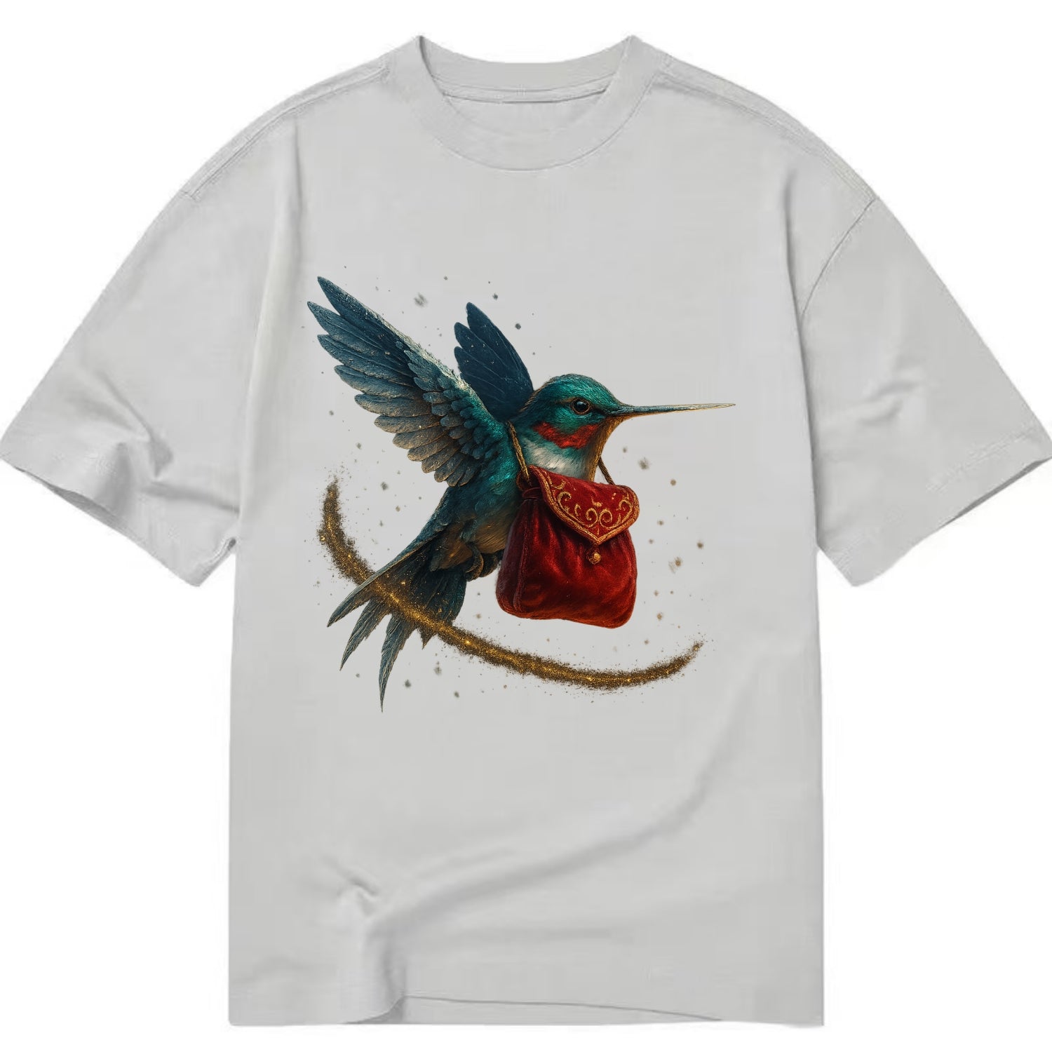 Frostbite Hummingbird Courier  - Classic T-shirt - Grey