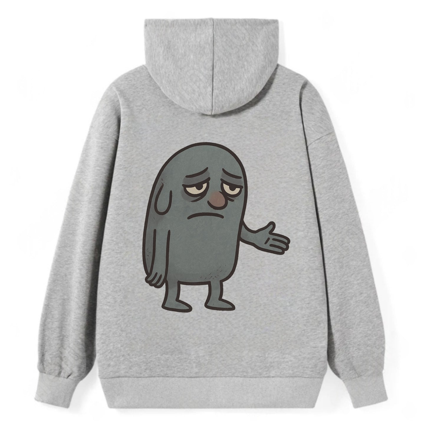FOLLOWERS ARE GHOSTS | Transparent crowd following - Classic Pullover Hoodie - Grey