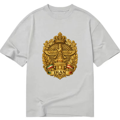 Iran Fire Temple Emblem - Classic T-shirt - Grey