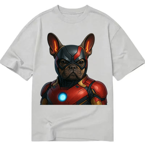 French Bulldog Iron Man  - Classic T-shirt
