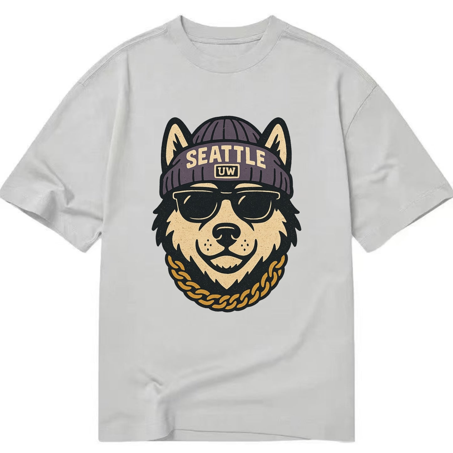 Seattle Husky - Classic T-shirt - Grey