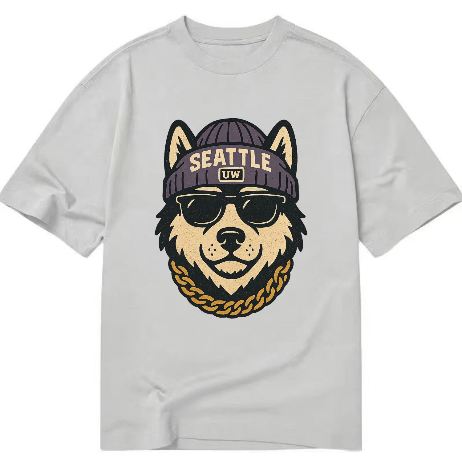 Seattle Husky - Classic T-shirt - Grey