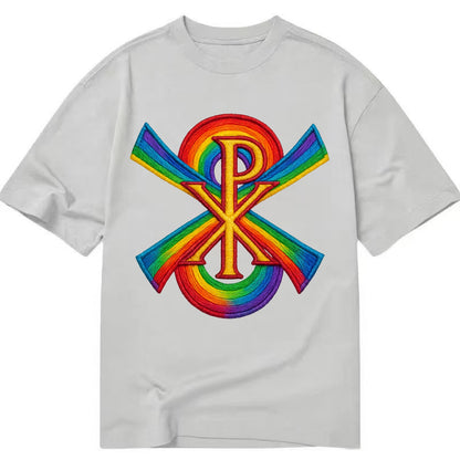 Chi Rho  - Classic T-shirt - Grey