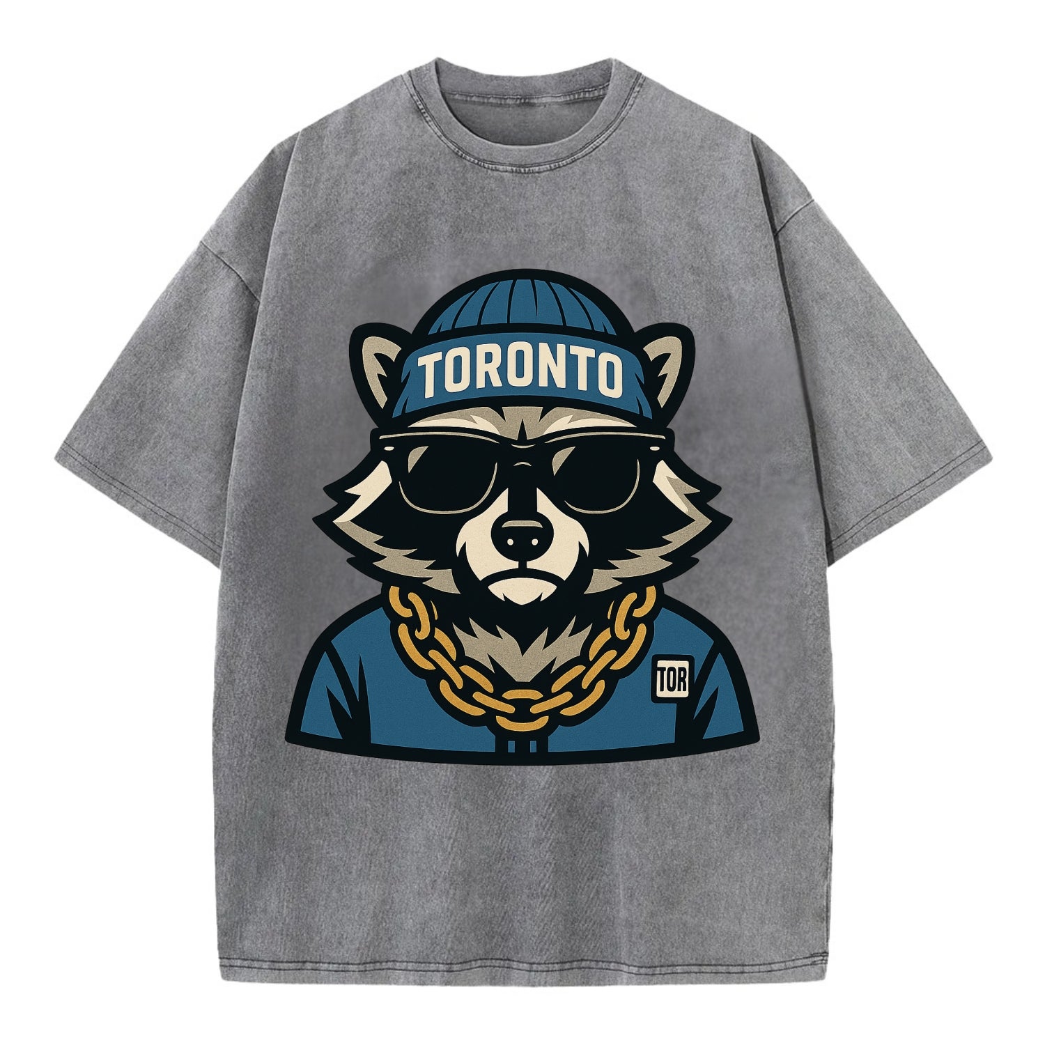 Toronto Raccoon - Vintage T-shirt - Grey