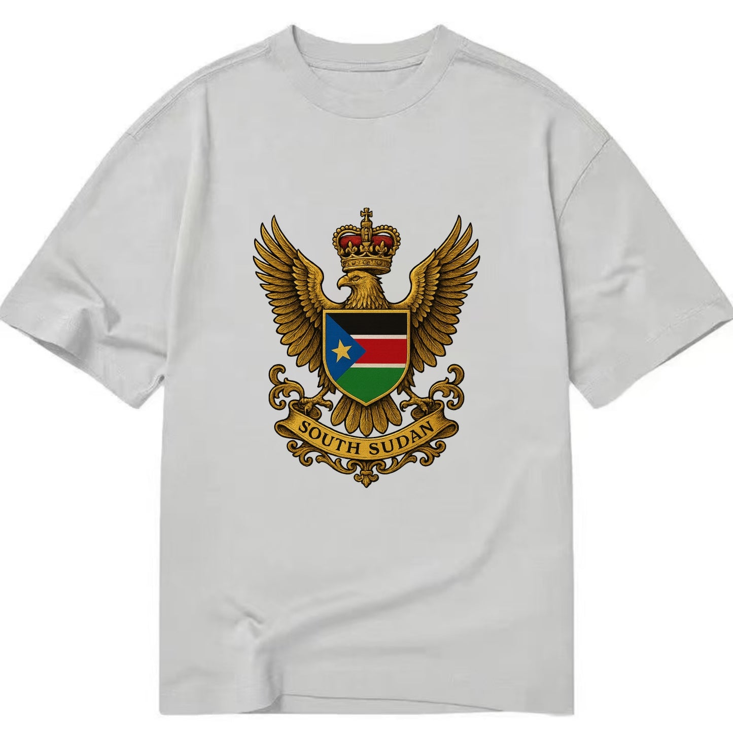 South Sudan Royal Logo  - Classic T-shirt - Grey