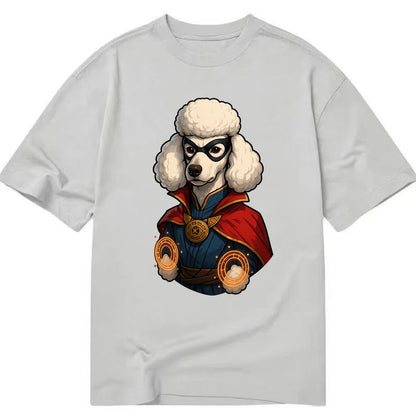 Poodle Doctor Strange  - Classic T-shirt - Grey