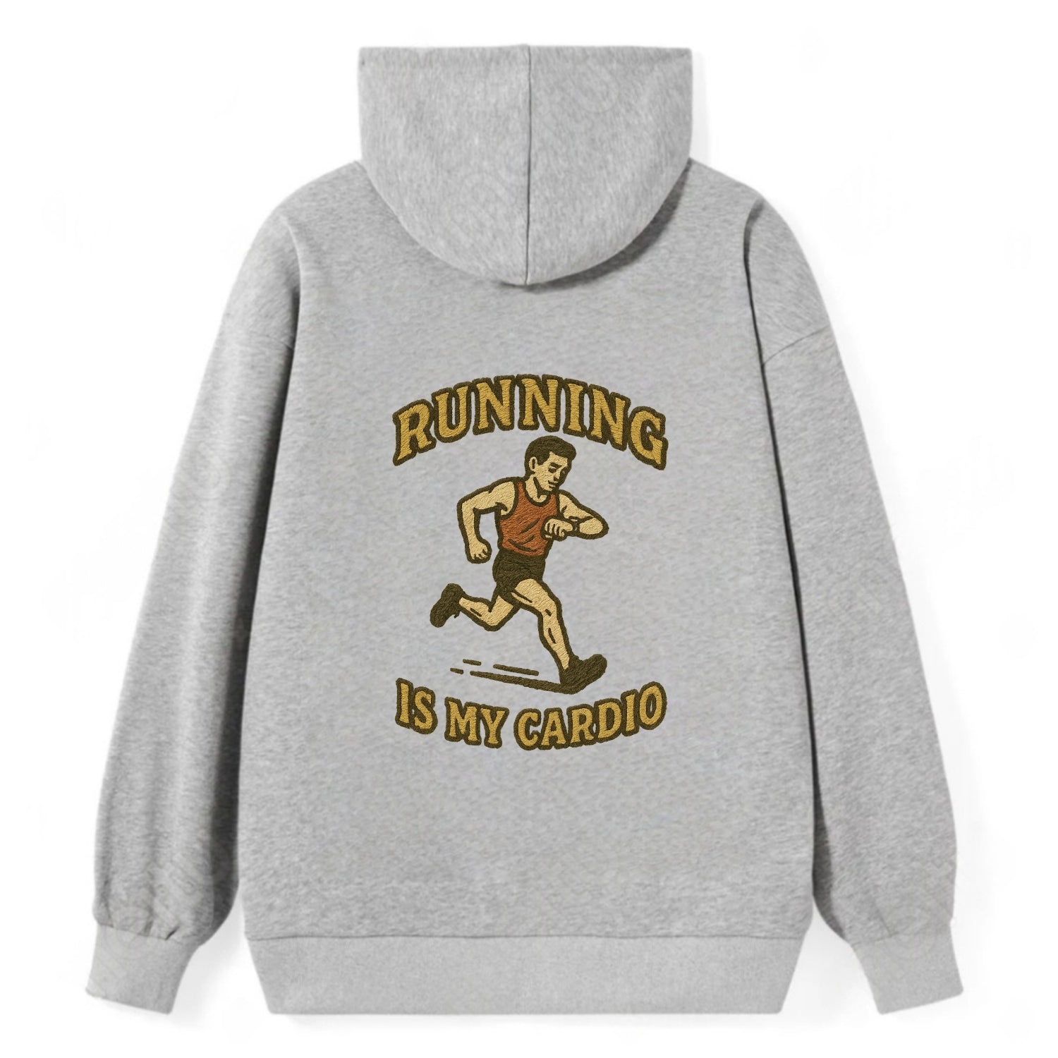 Running Late Is My Cardio  - Classic Pullover Hoodie - Grey