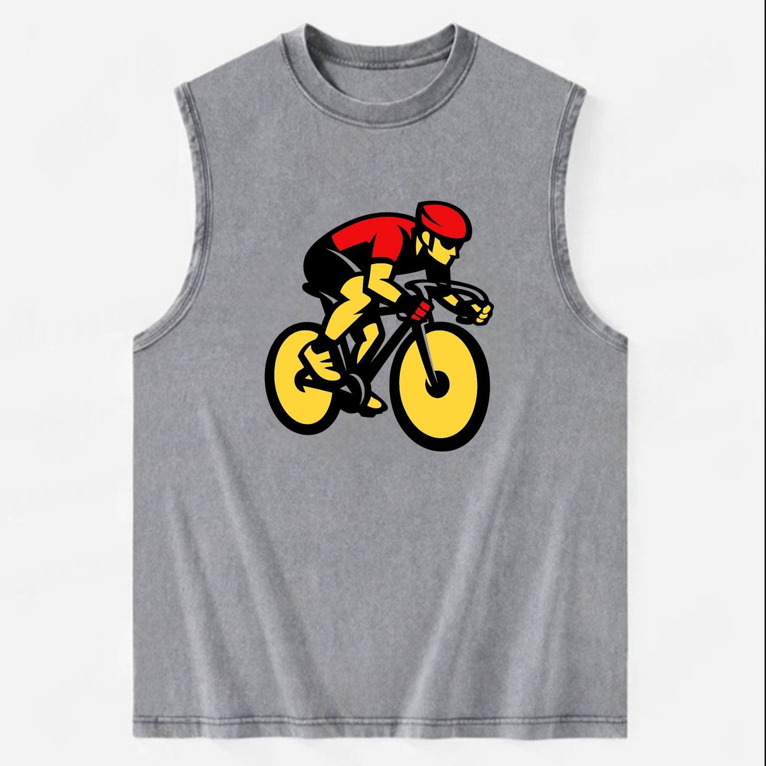 Speed Demon Cyclist - Vintage Washed Tank - Grey