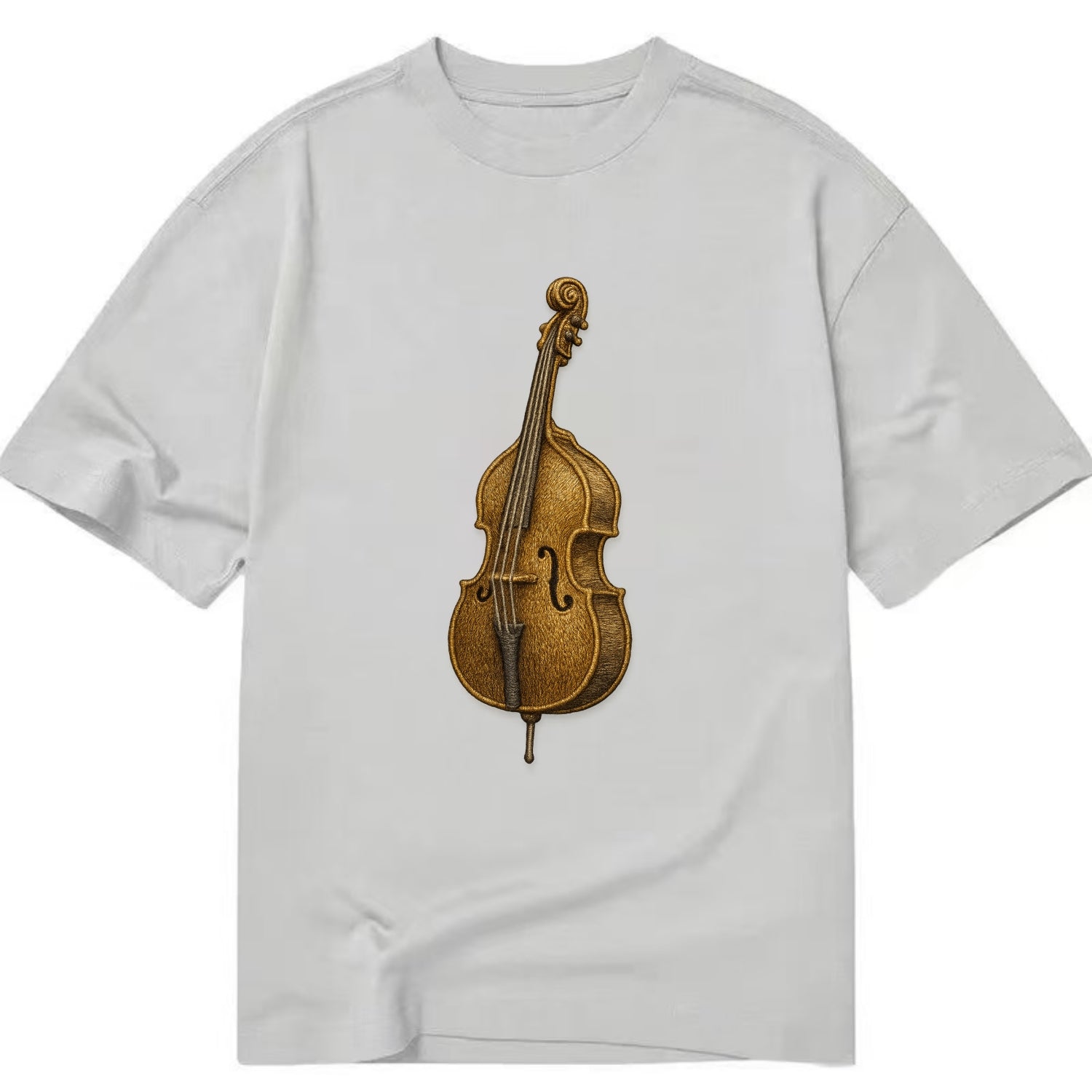 Acoustic Bass  - Classic T-shirt - Grey