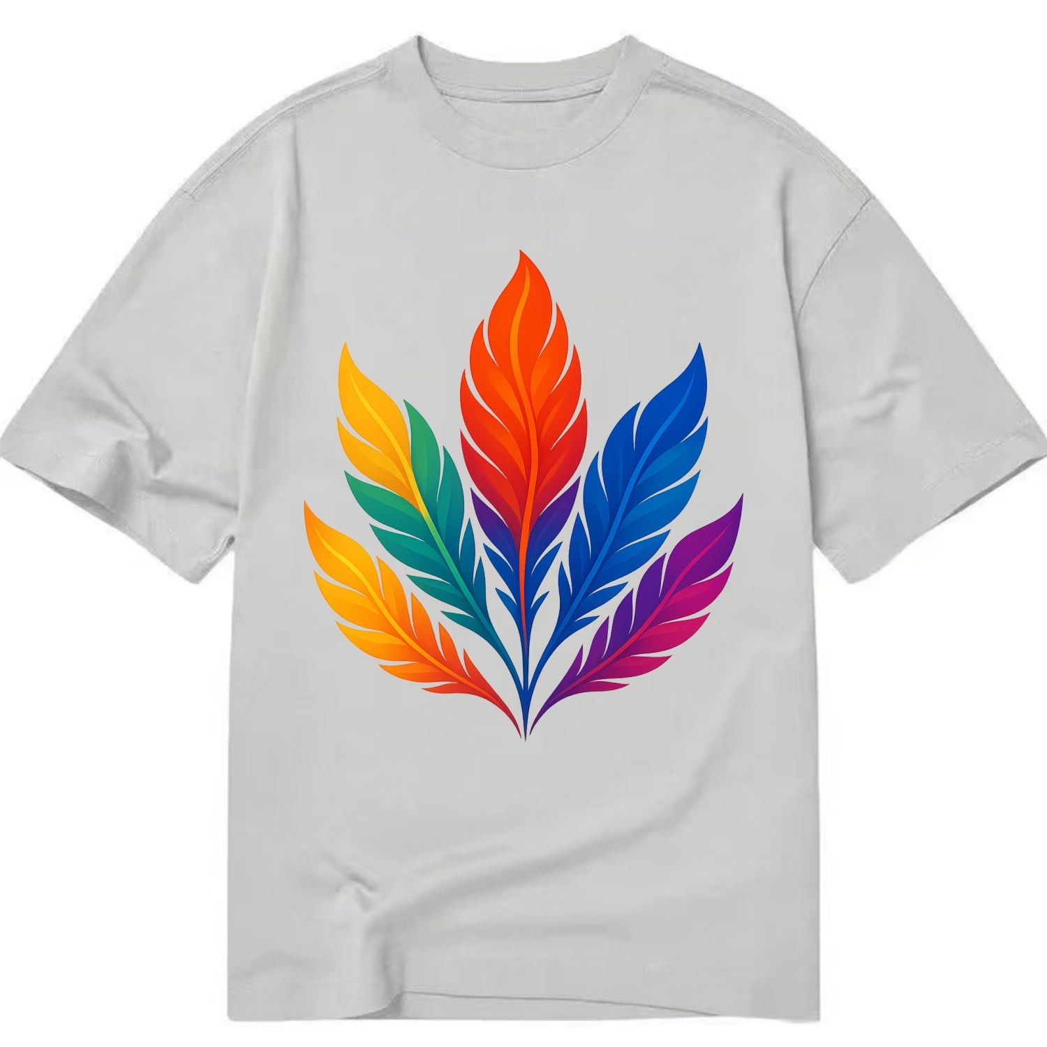 Phoenix Feathers - Each feather a differ - Classic T-shirt - Grey