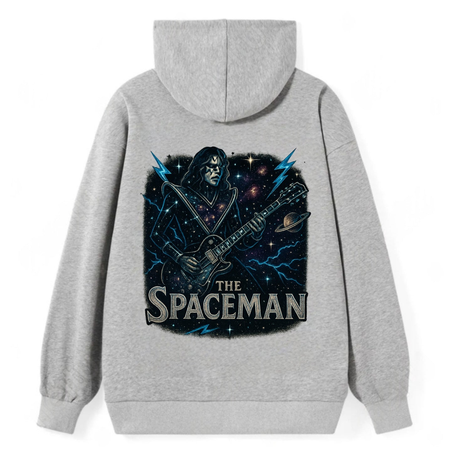 Spaceman Constellation - Classic Pullover Hoodie - Grey