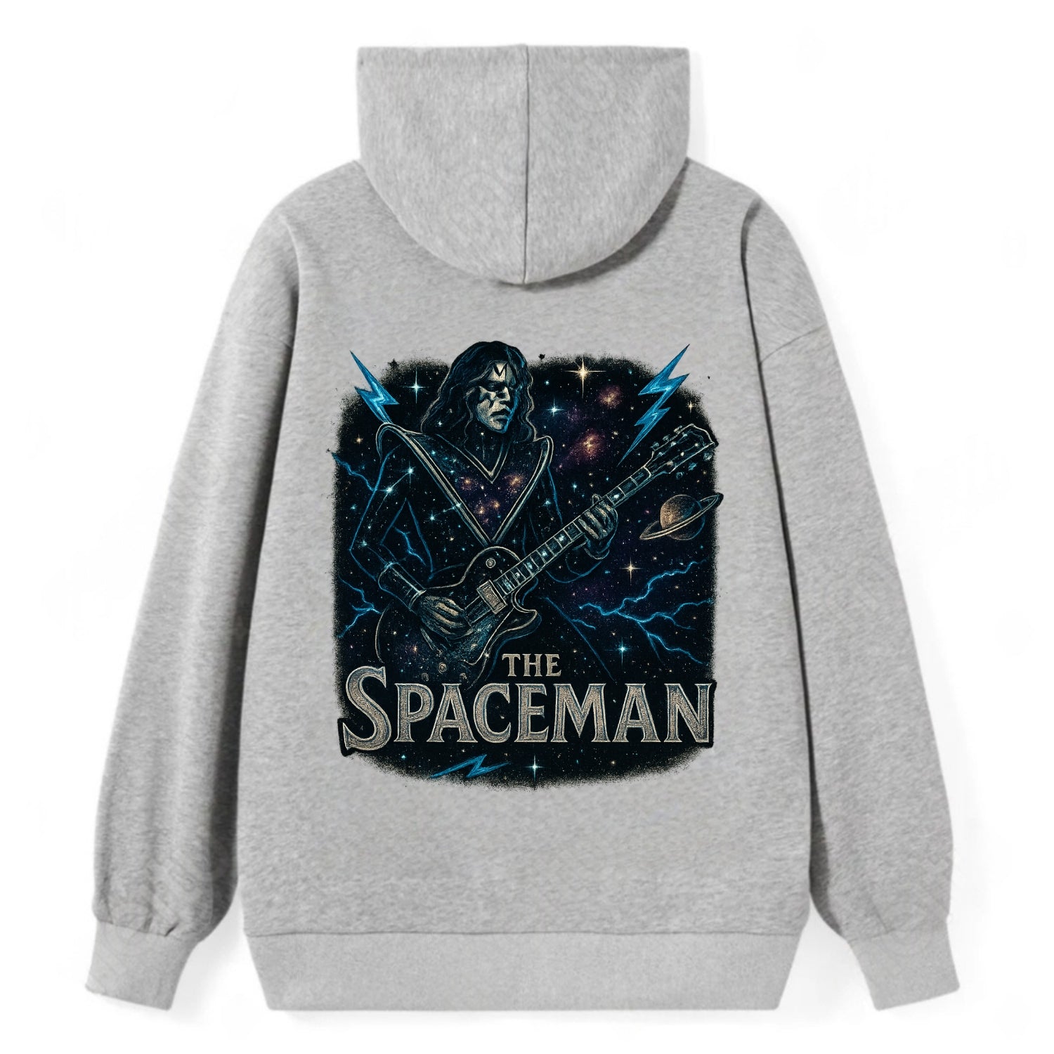 Spaceman Constellation - Classic Pullover Hoodie - Grey