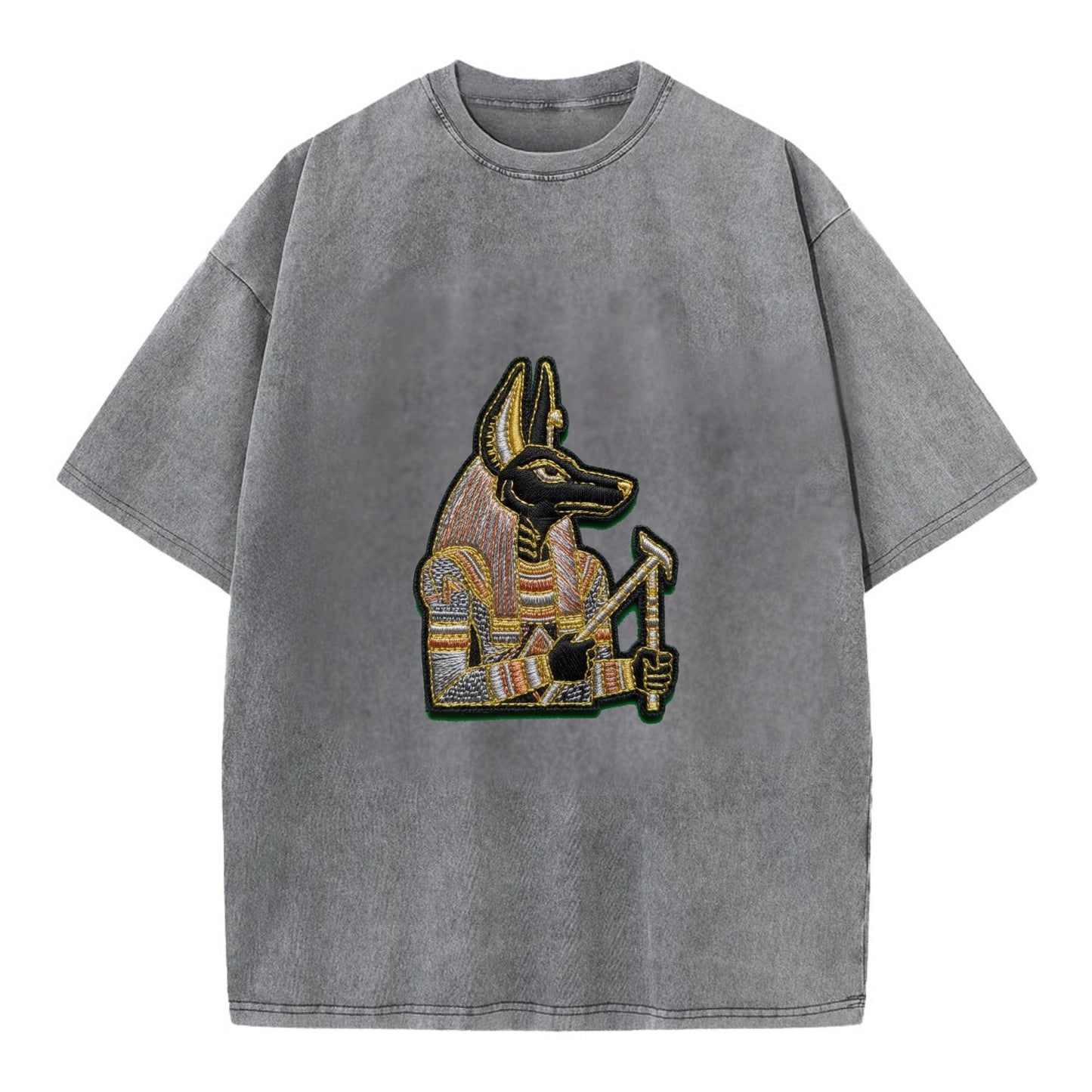 Anubis - Vintage T-shirt - Grey
