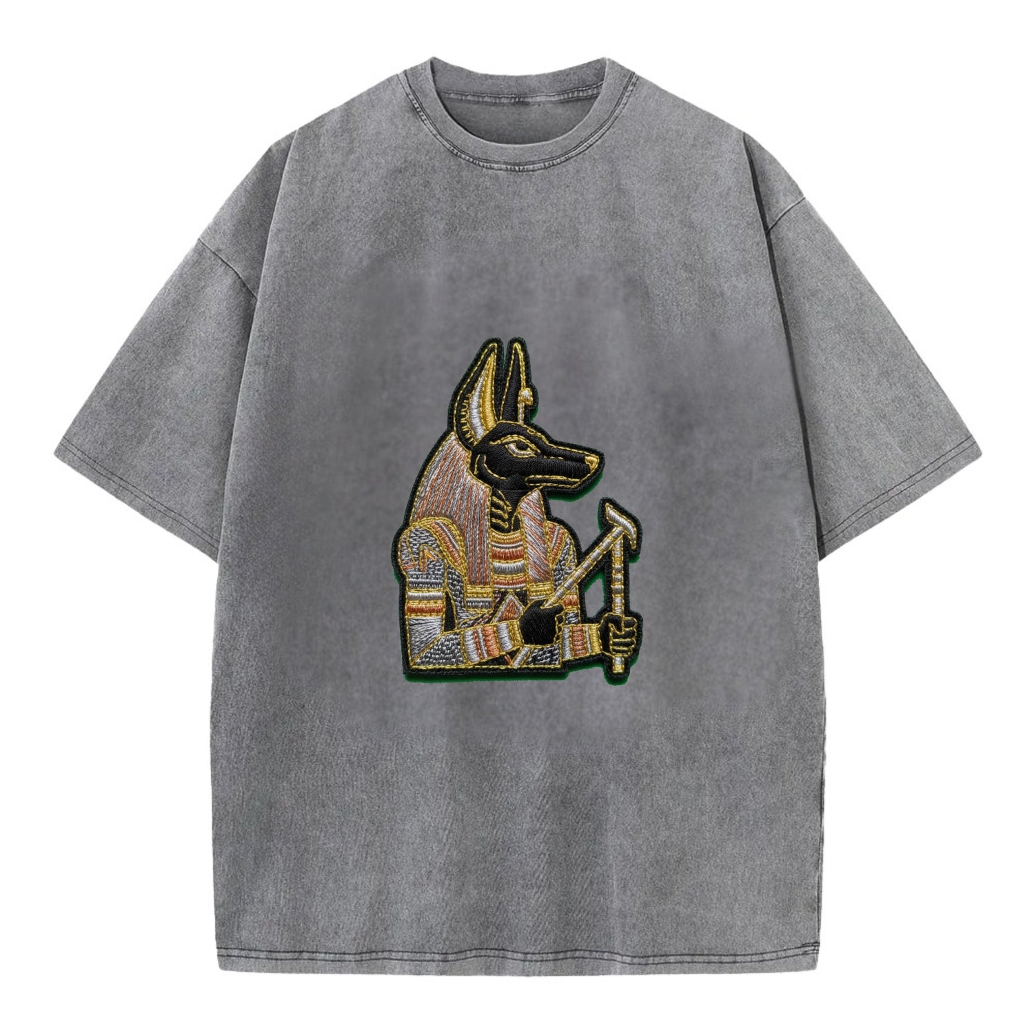 Anubis - Vintage T-shirt - Grey