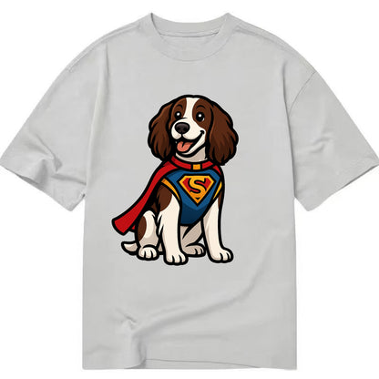 Springer Spaniel Friendly Hero  - Classic T-shirt - Grey