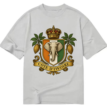 Ivory Coast Royal Logo  - Classic T-shirt - Grey