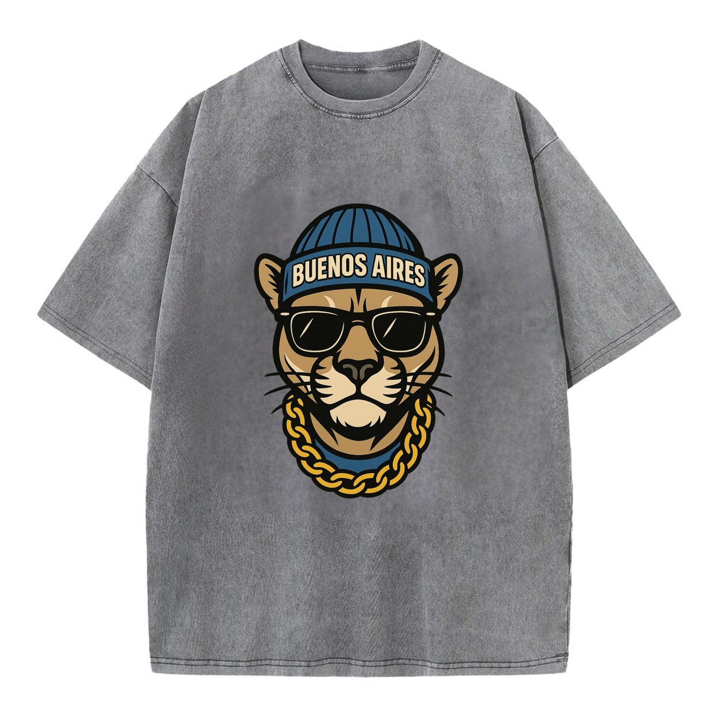 Buenos Aires Puma - Vintage T-shirt - Grey